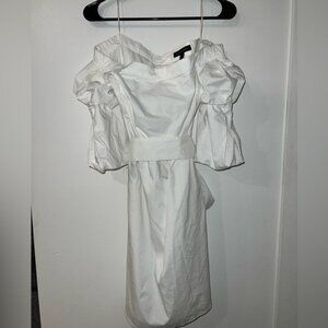 Banana Republic Cold Shoulder White Dress 2